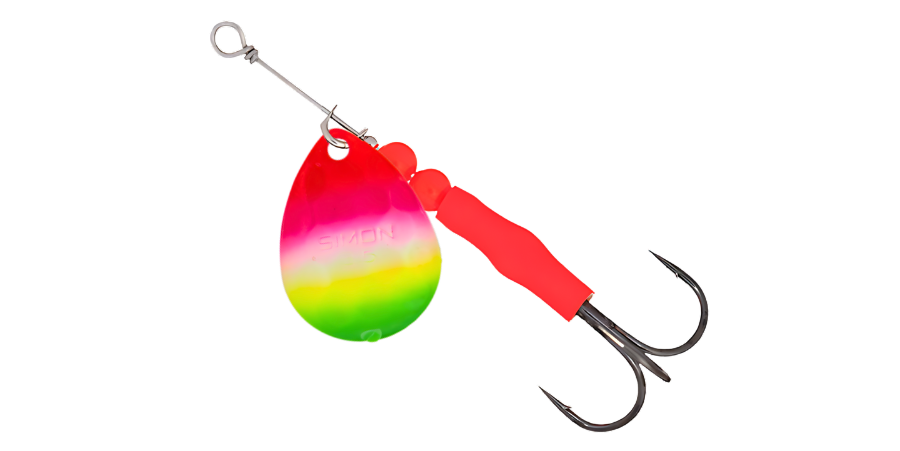 best colorado fishing lure Simon 3.5 Colorado 360 Spinners #27 (Hex) by Hawken Fishing