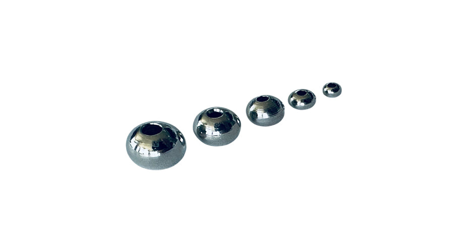 Brass Beads - Solid (Nickel Plated)