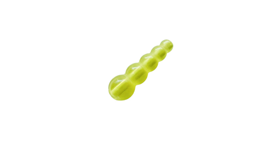 STACK BEAD TRN CHARTREUSE