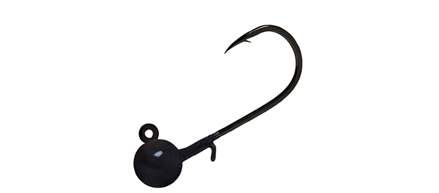 Jig Heads With Wire Keeper Black