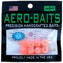 AERO-BEAD #M6 - 12-16 MM SOFT BEAD - PEACH MOTTLED