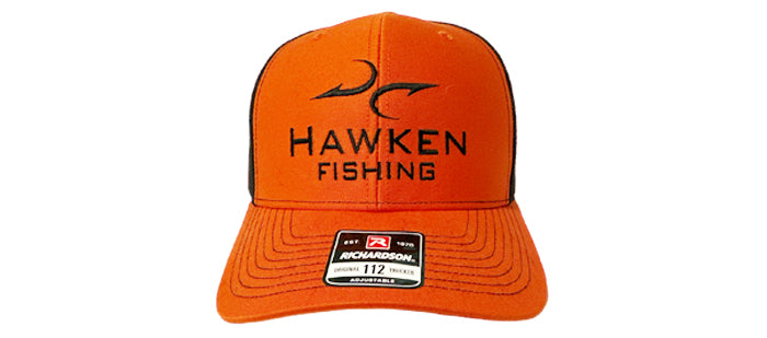 Hawken Fishing Hat (Orange/Black)