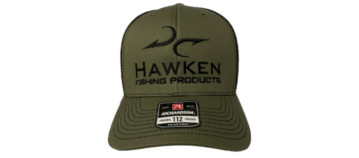 Hawken Fishing Hat (Army Green/Black)