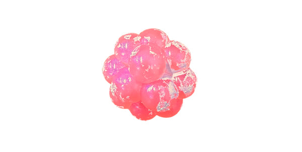 AERO-BEAD #CM4 - PEACHY PINK CLUSTER MOTTLED
