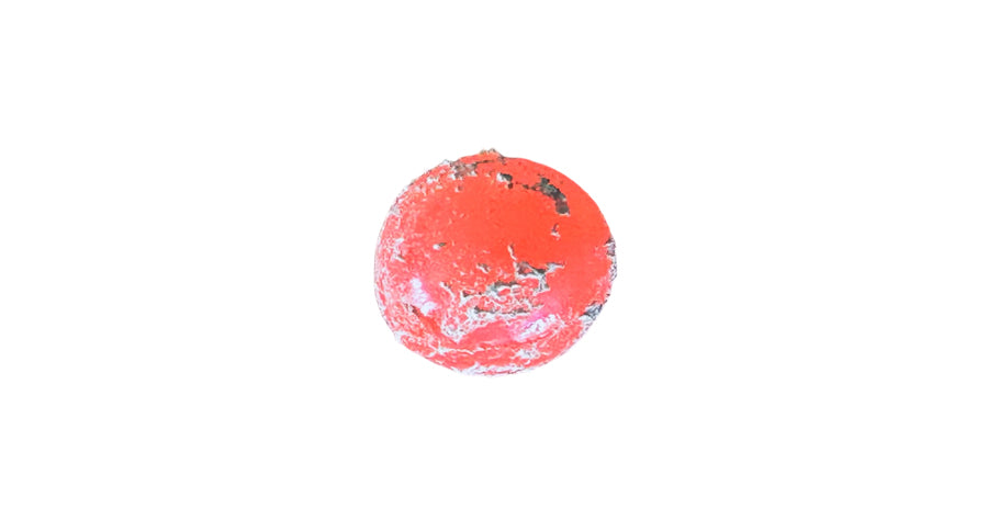 AERO-BEAD #4M - PEACHY PINK MOTTLED