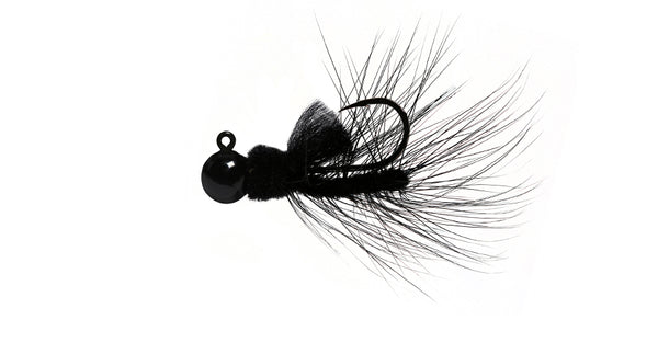 Hawken Aerojig Hackle Series, 1/32 oz., Black/Olive