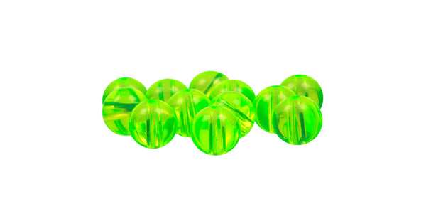 Acrylic Chartreuse Beads (12 ct)