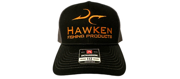 Hawken Fishing Hat (Black/Orange)