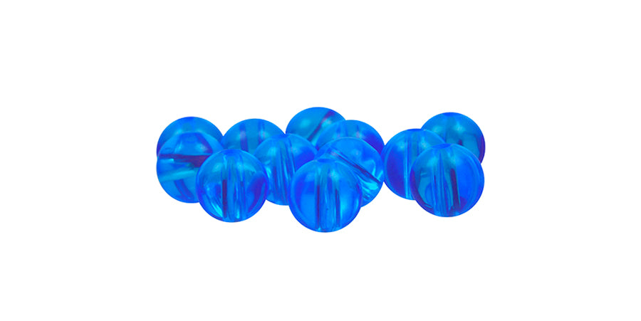 Sapphire Beads (12 ct) - 6 mm