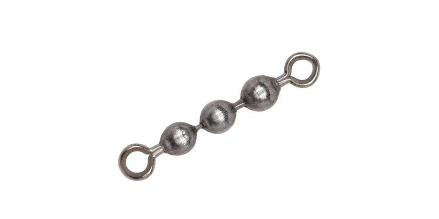 Stainless 4- Bead Chain Swivel (6ct)