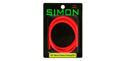 1/8" Flame Latex Tubing (30")